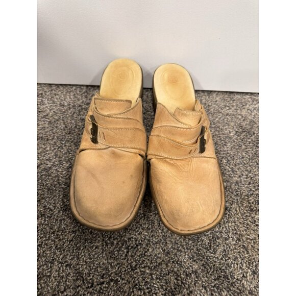 DR MARTENS Women's Vintage Cream Chunky Heel Slip On Sandals (11701) Sz 6 - Picture 2 of 8